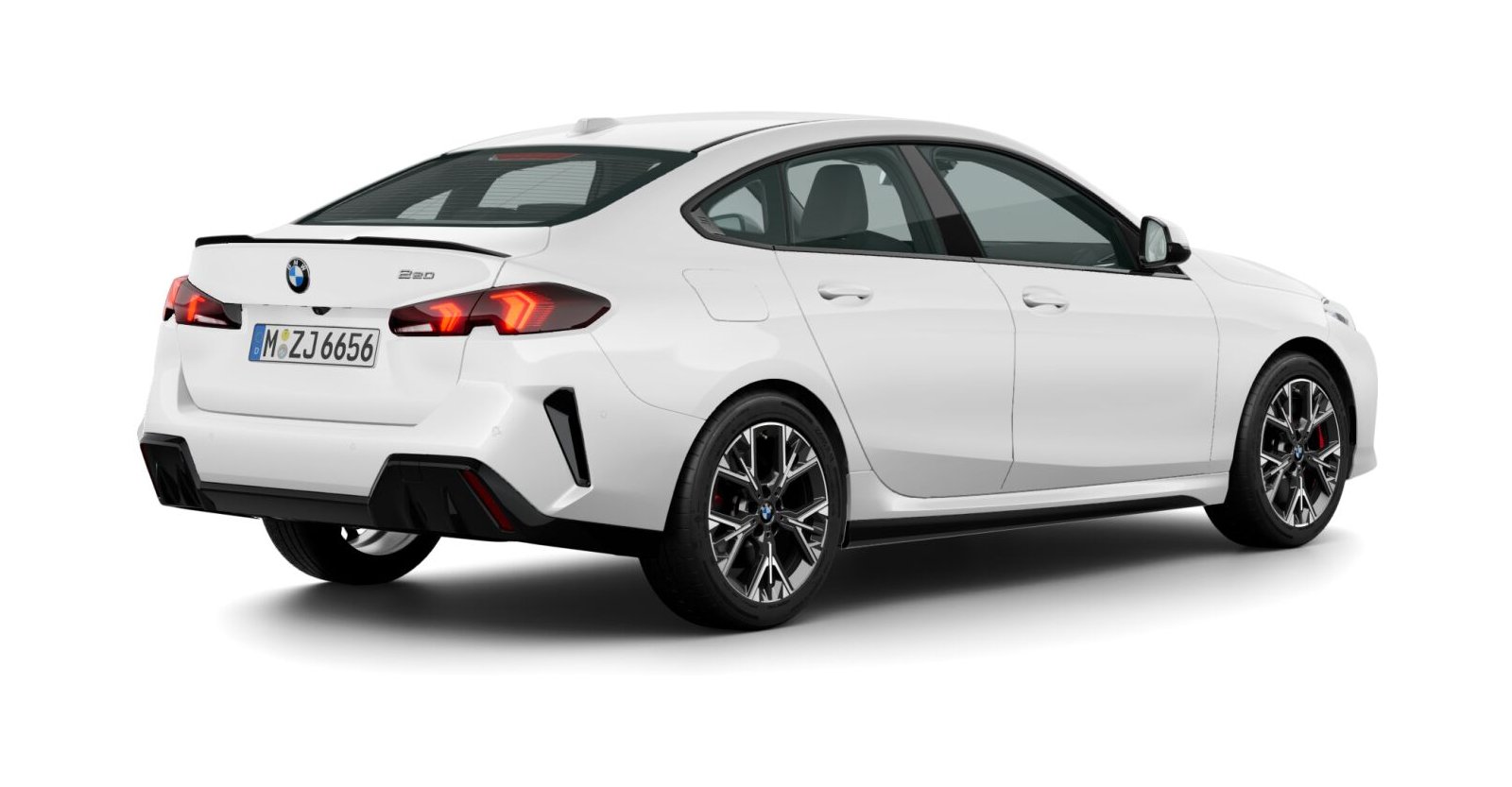 BMW BMW 2er in Weiß von hinten