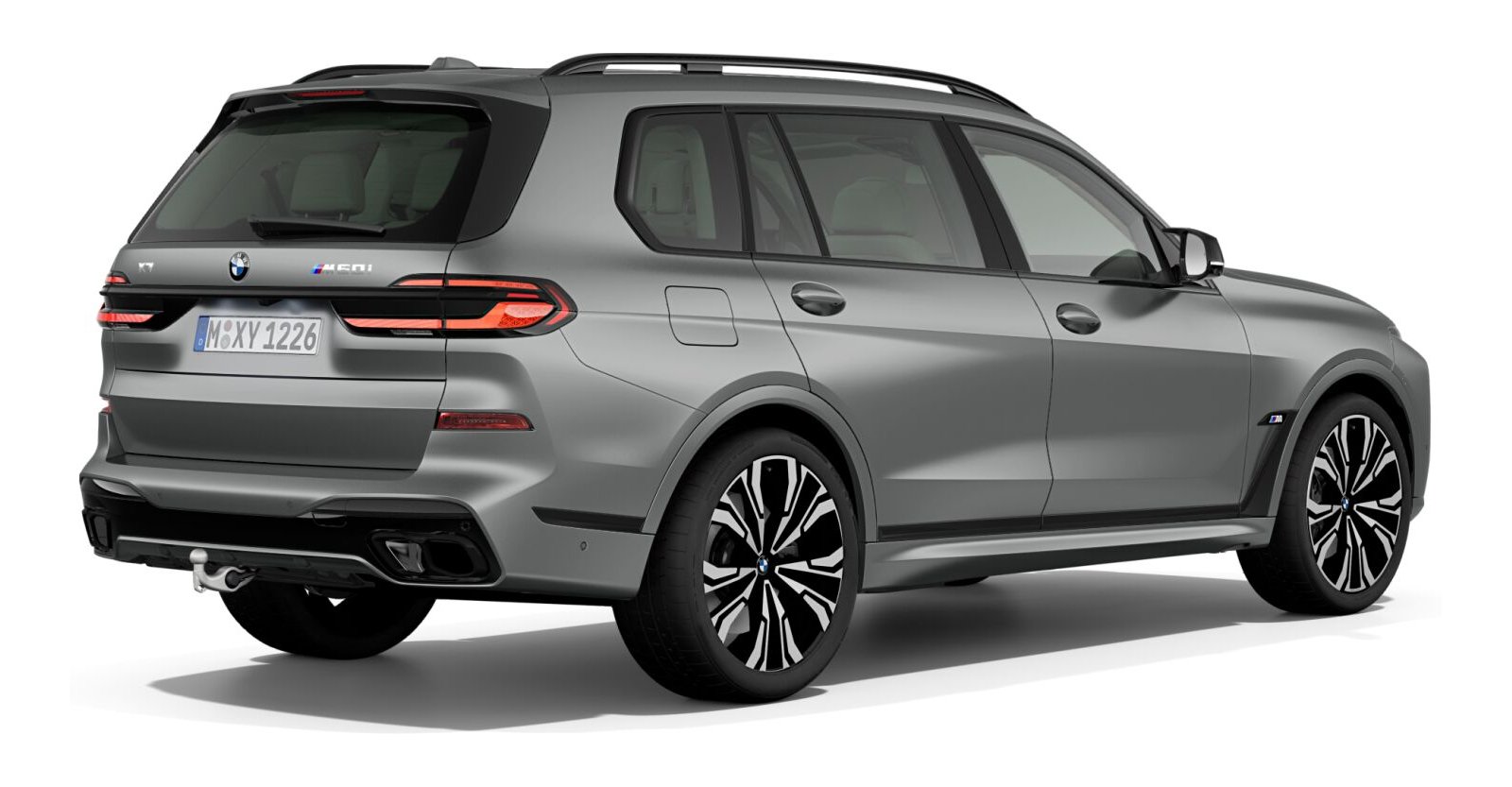 BMW BMW X in Grau von hinten BMW BMW X in Grau von hinten