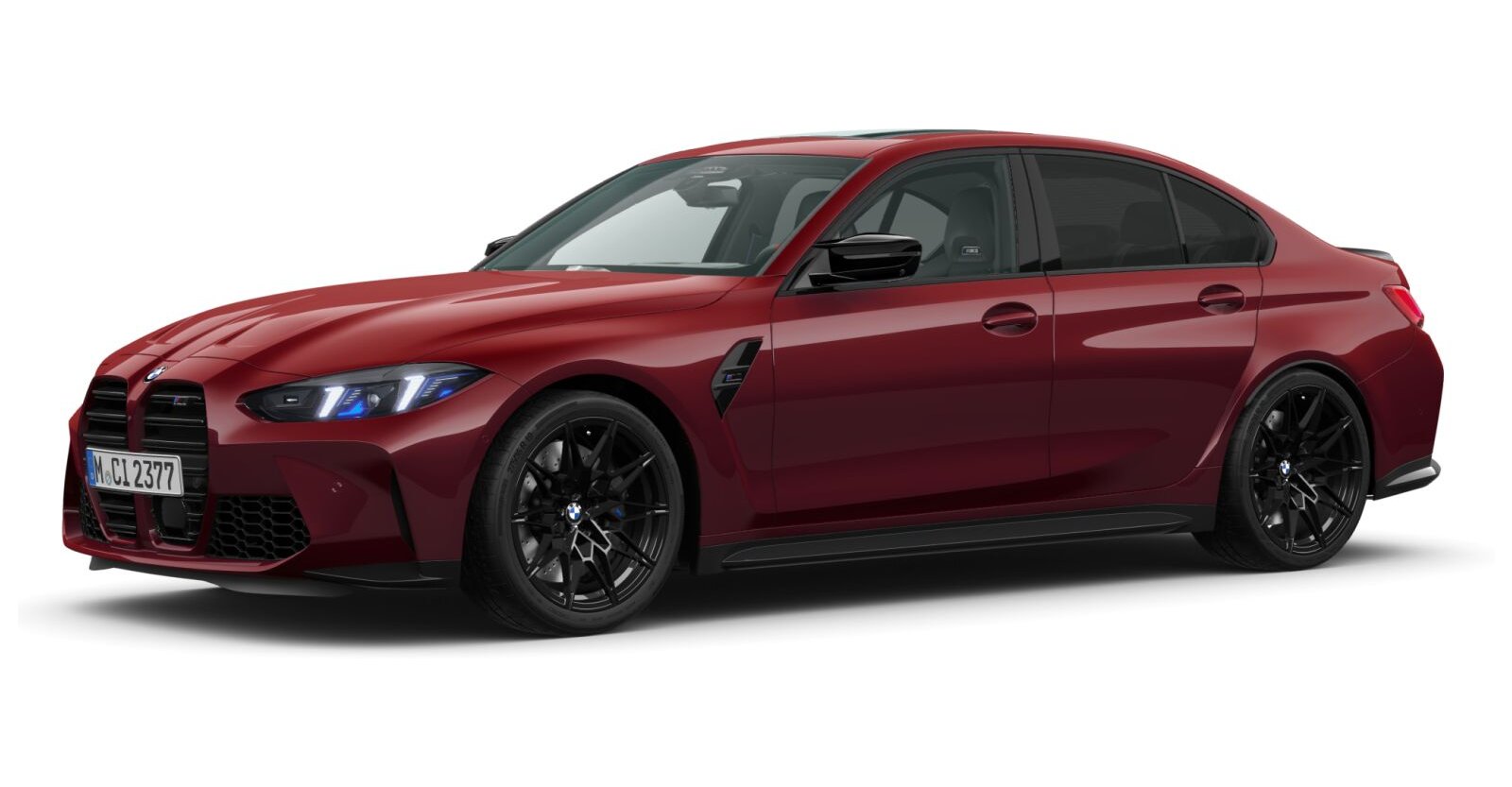 BMW BMW M in Rot von vorne BMW BMW M in Rot von vorne