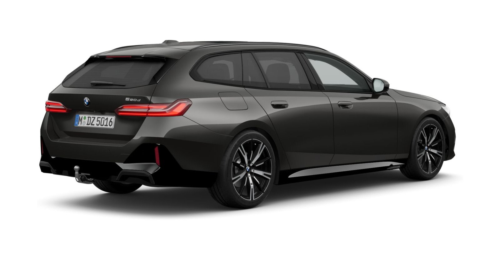 BMW BMW 5er in Grau von hinten BMW BMW 5er in Grau von hinten
