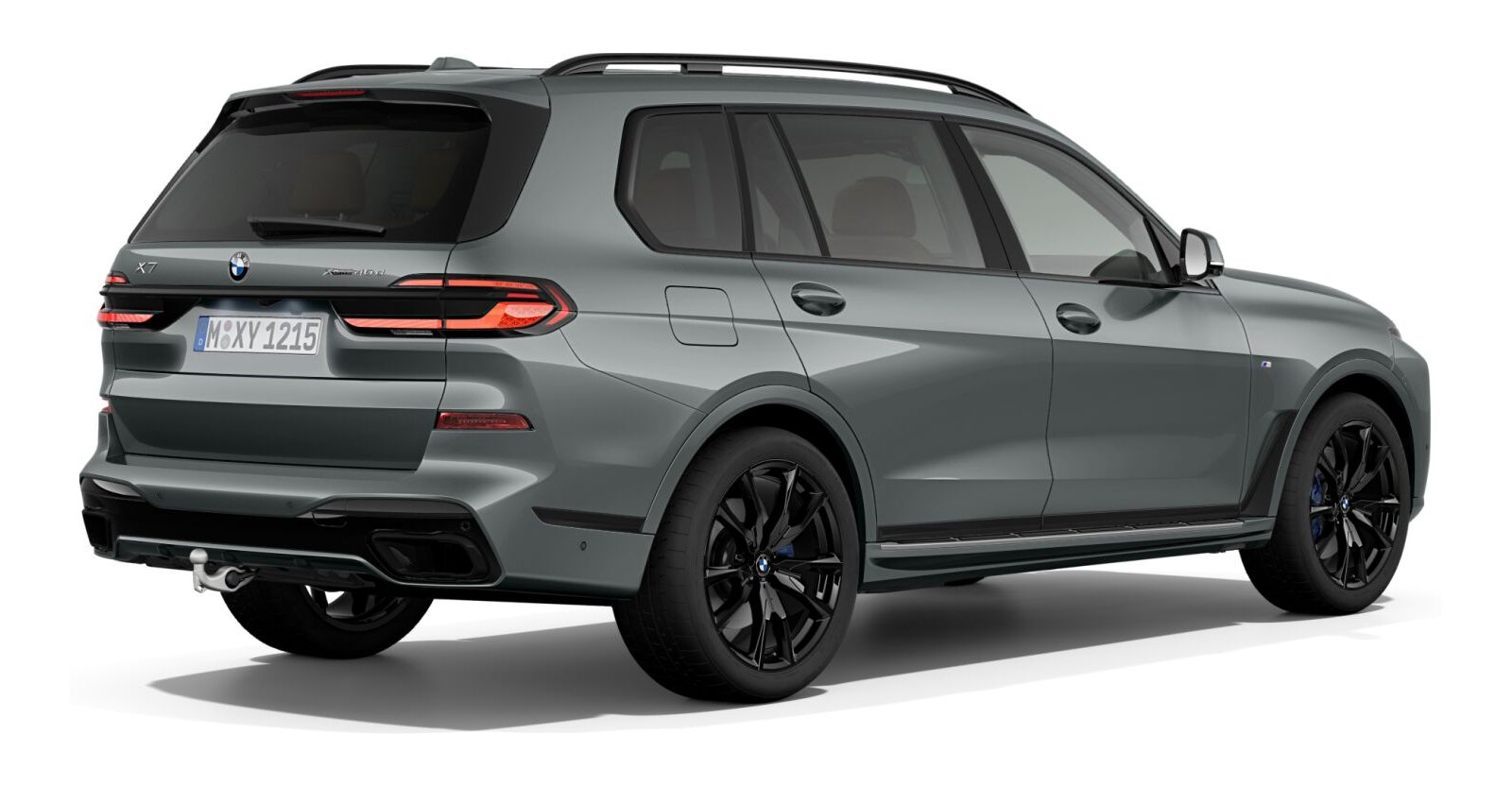 BMW BMW X in Grau von hinten