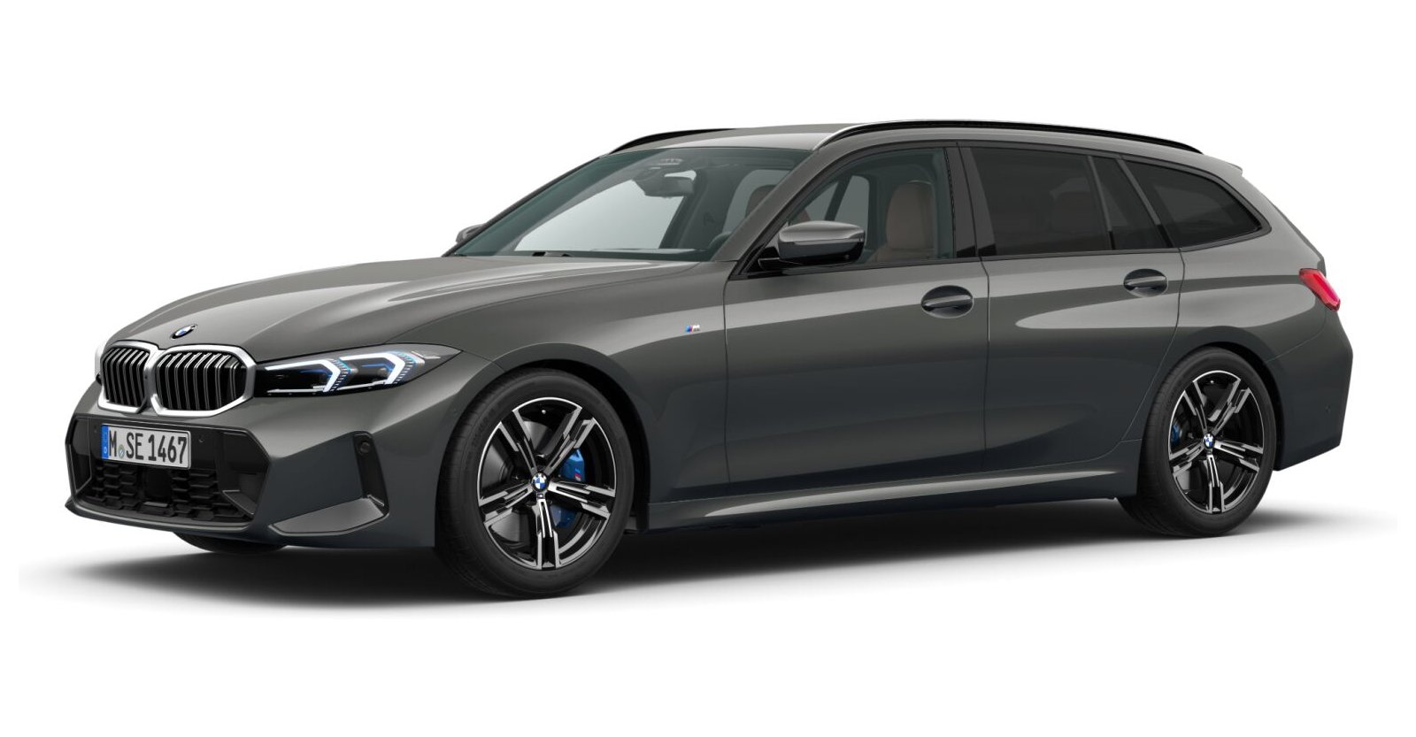 BMW BMW 3er in Grau von vorne