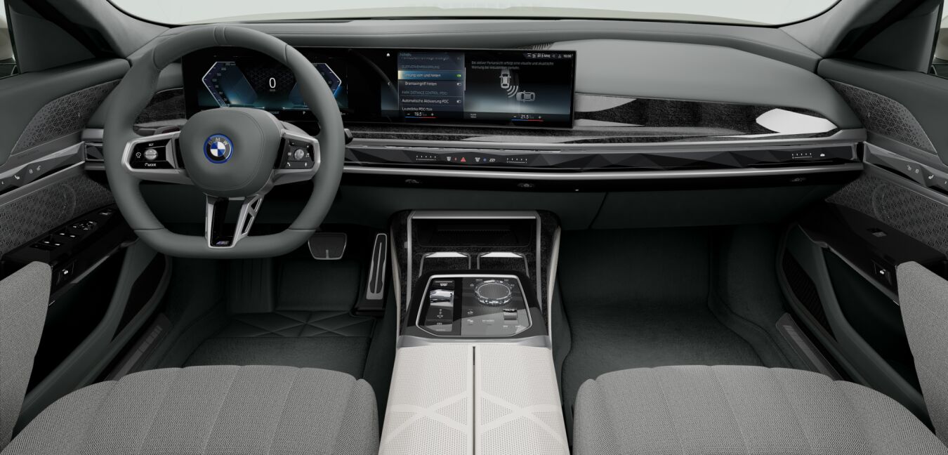 BMW BMW I im Innenraum von vorne
