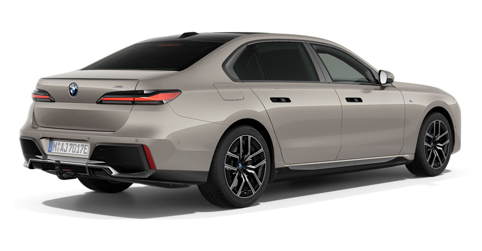 BMW BMW I in Grau von hinten