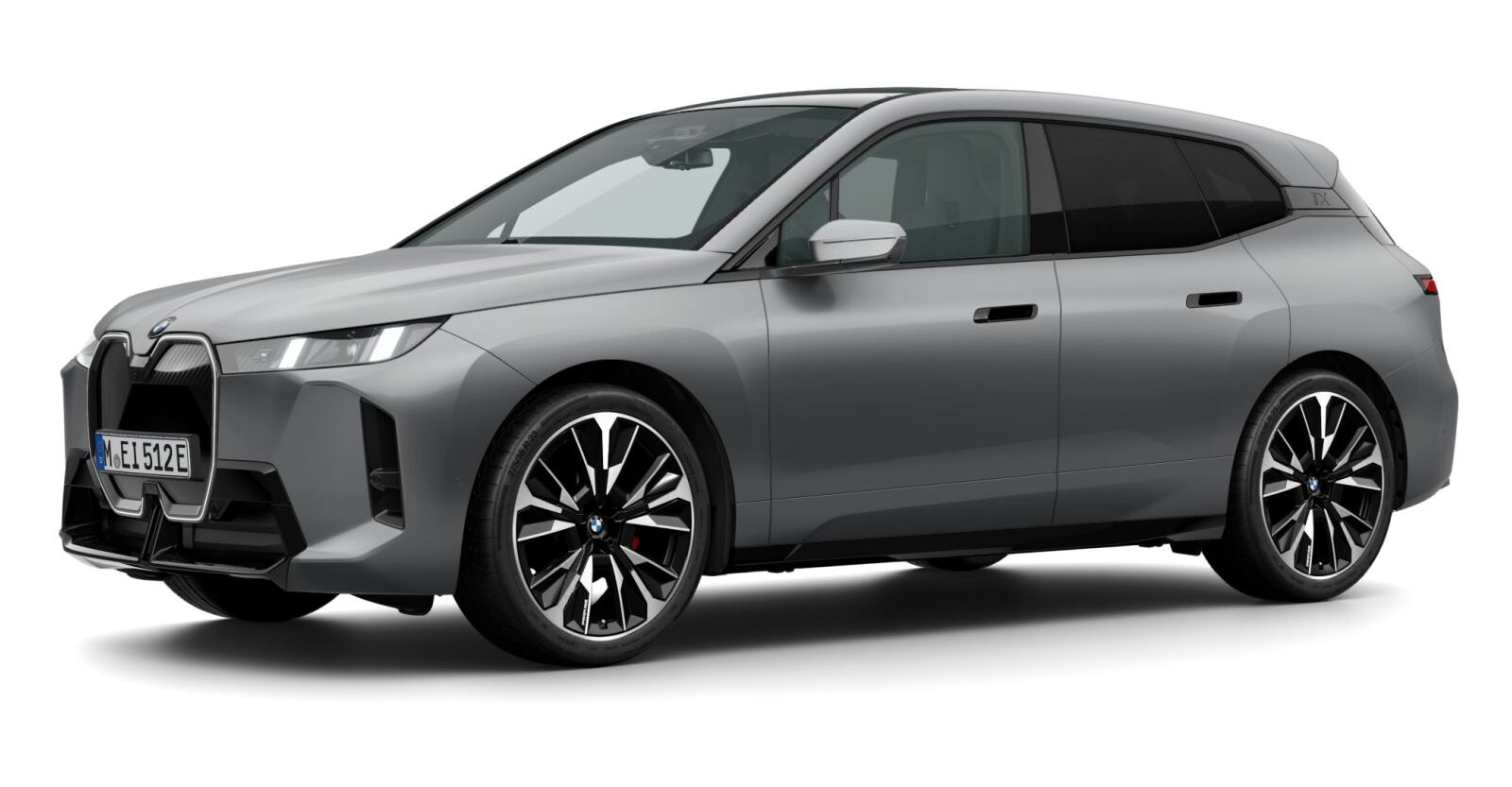 BMW iX xDrive60 in Grau von vorne