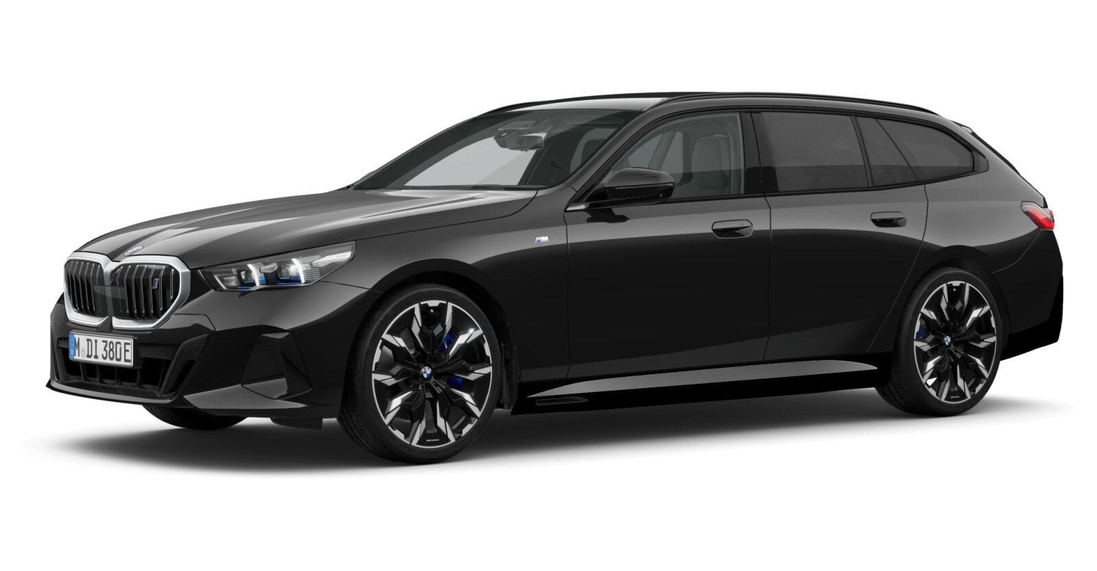 BMW BMW I in Schwarz von vorne BMW BMW I in Schwarz von vorne
