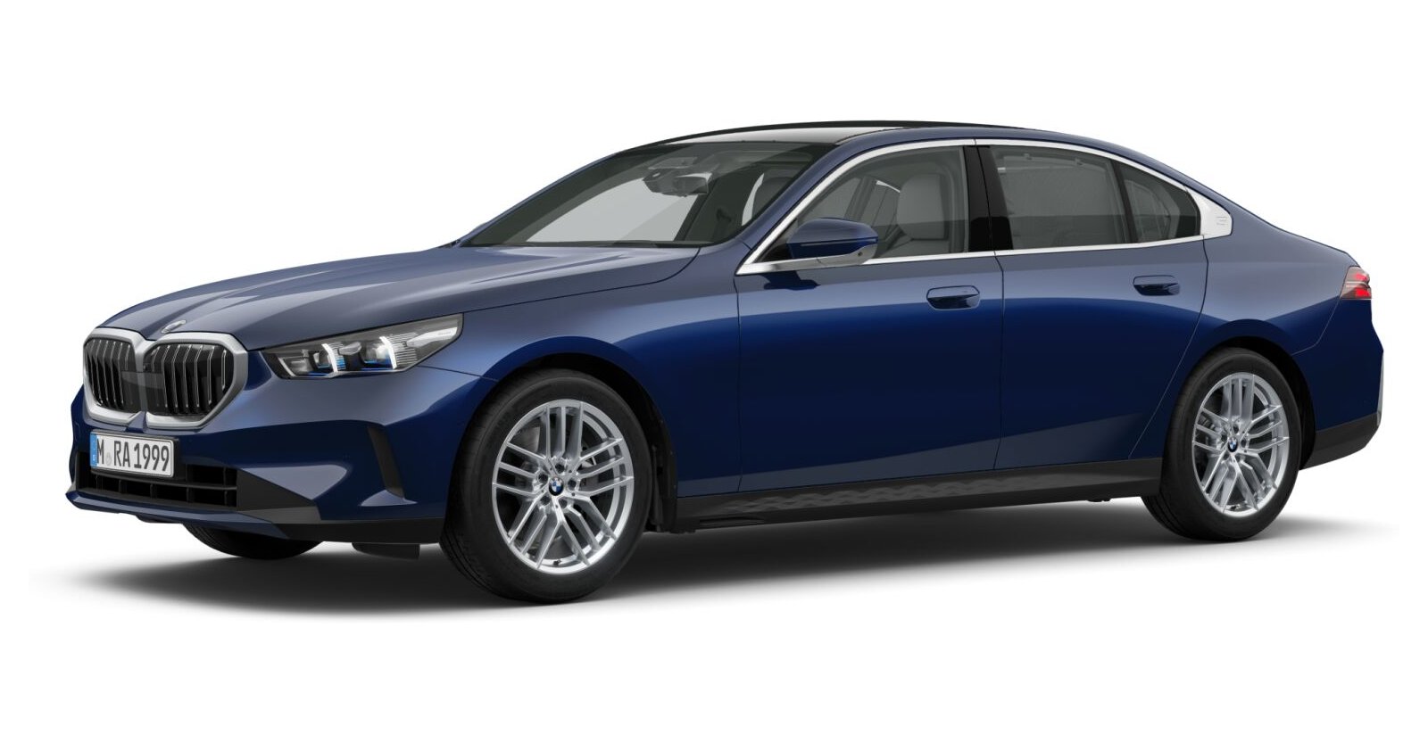 BMW BMW 5er in Blau von vorne BMW BMW 5er in Blau von vorne