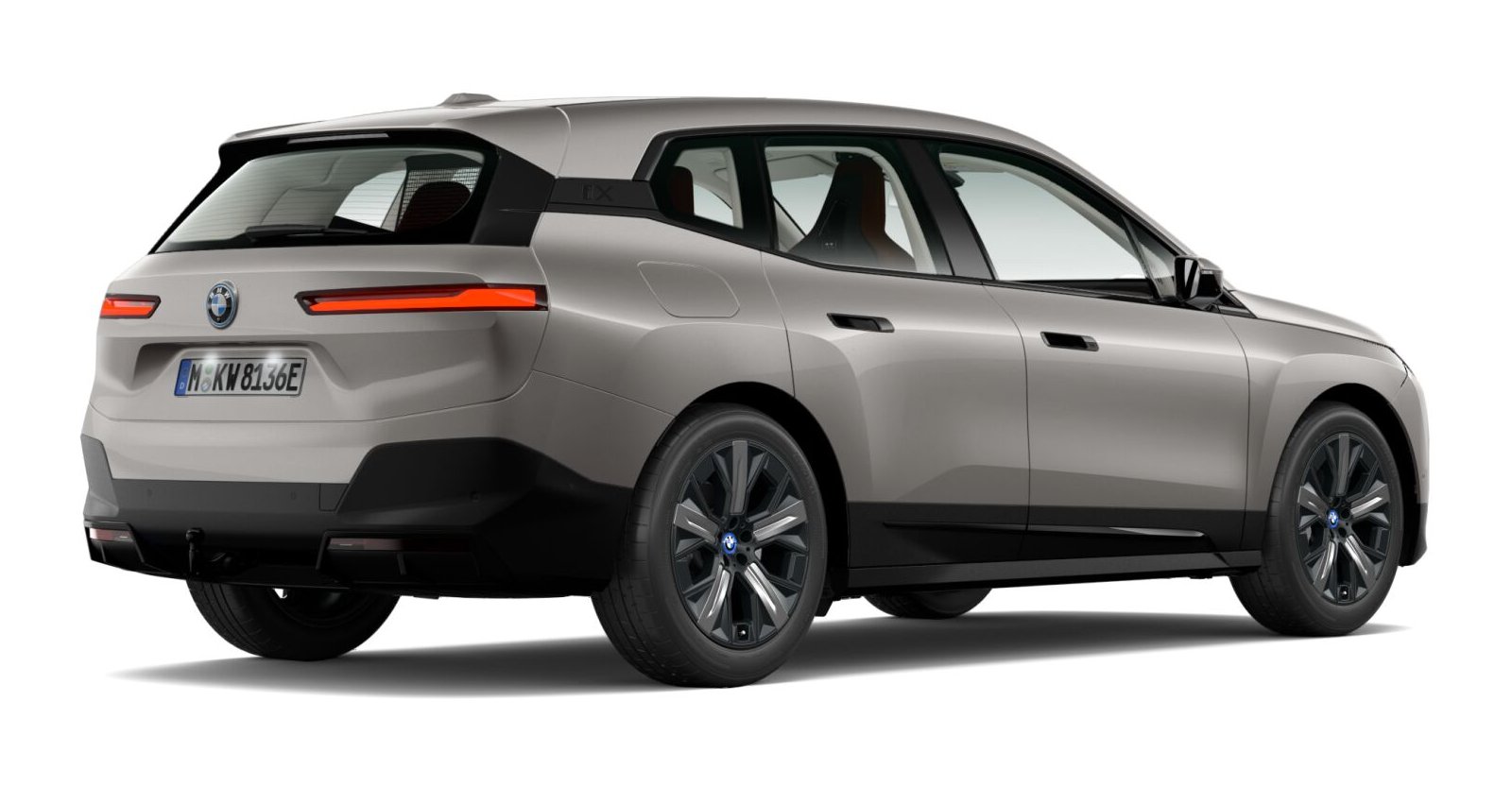 BMW BMW I in Grau von hinten BMW BMW I in Grau von hinten