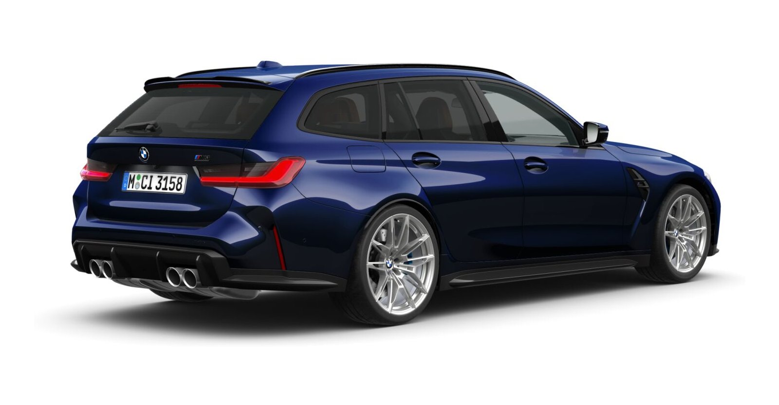 BMW BMW M in Blau von hinten BMW BMW M in Blau von hinten