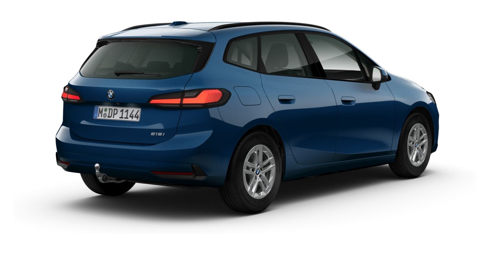 BMW BMW 2er in Blau von hinten