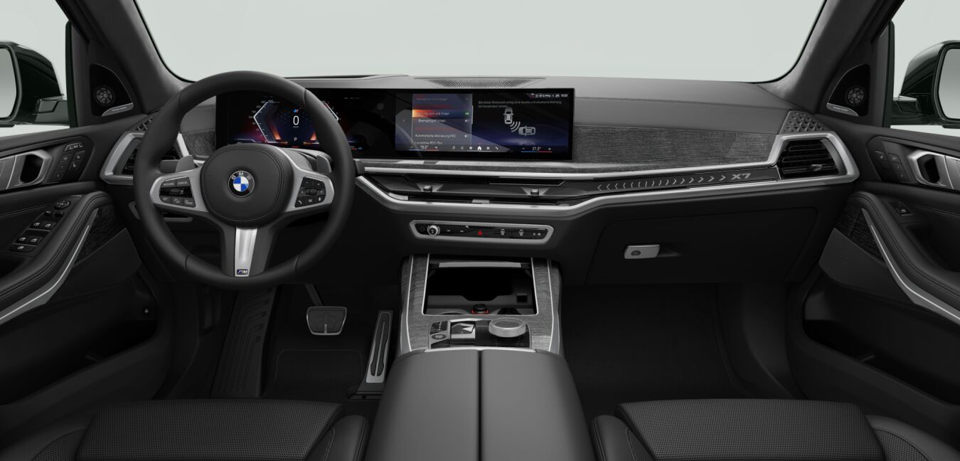 BMW BMW X im Innenraum von vorne