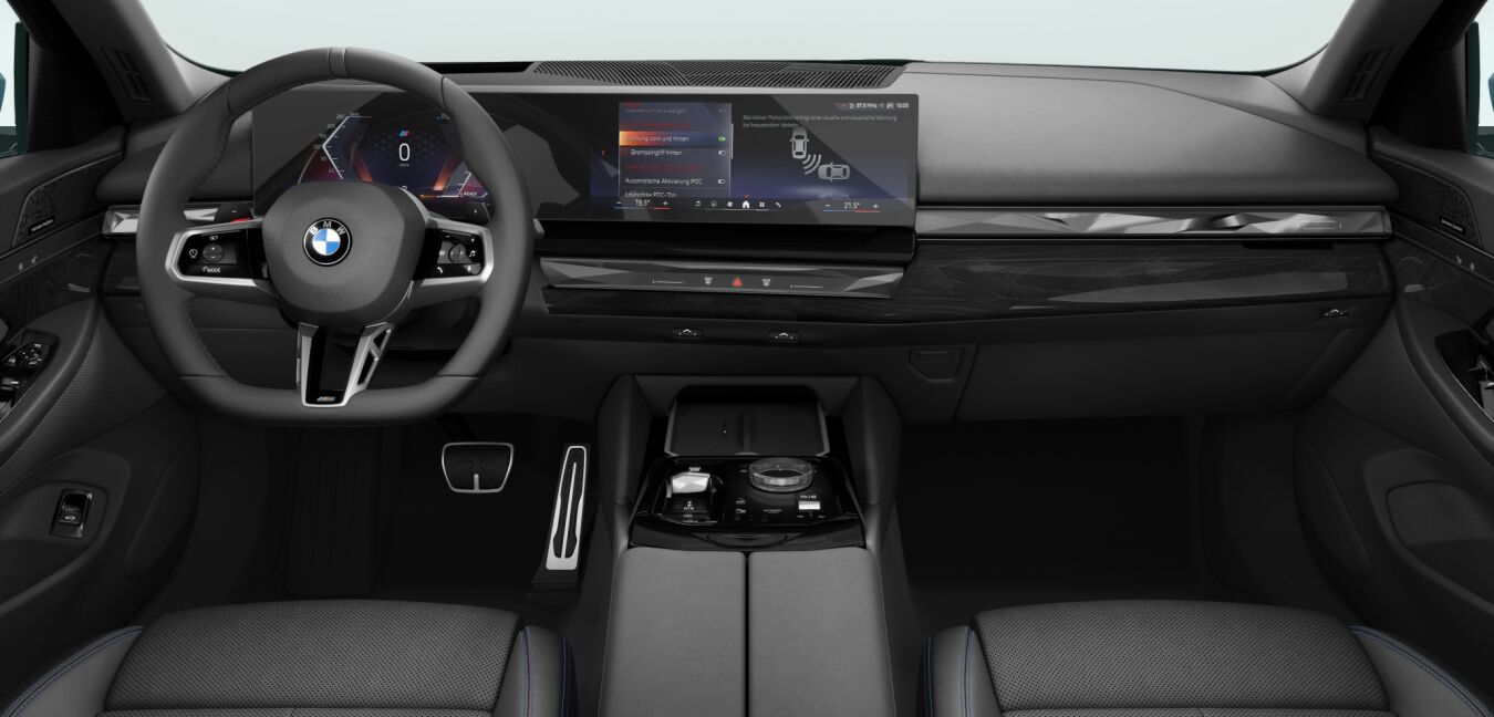 BMW BMW 5er im Innenraum von vorne BMW BMW 5er im Innenraum von vorne
