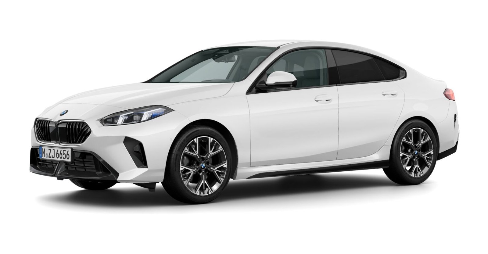 BMW 220 Gran Coupé in Weiß von vorne