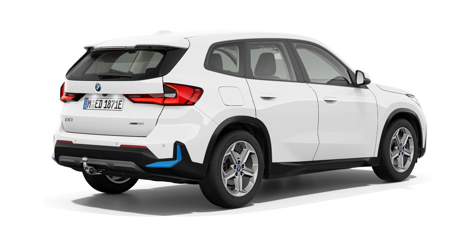 BMW BMW I in Weiß von hinten