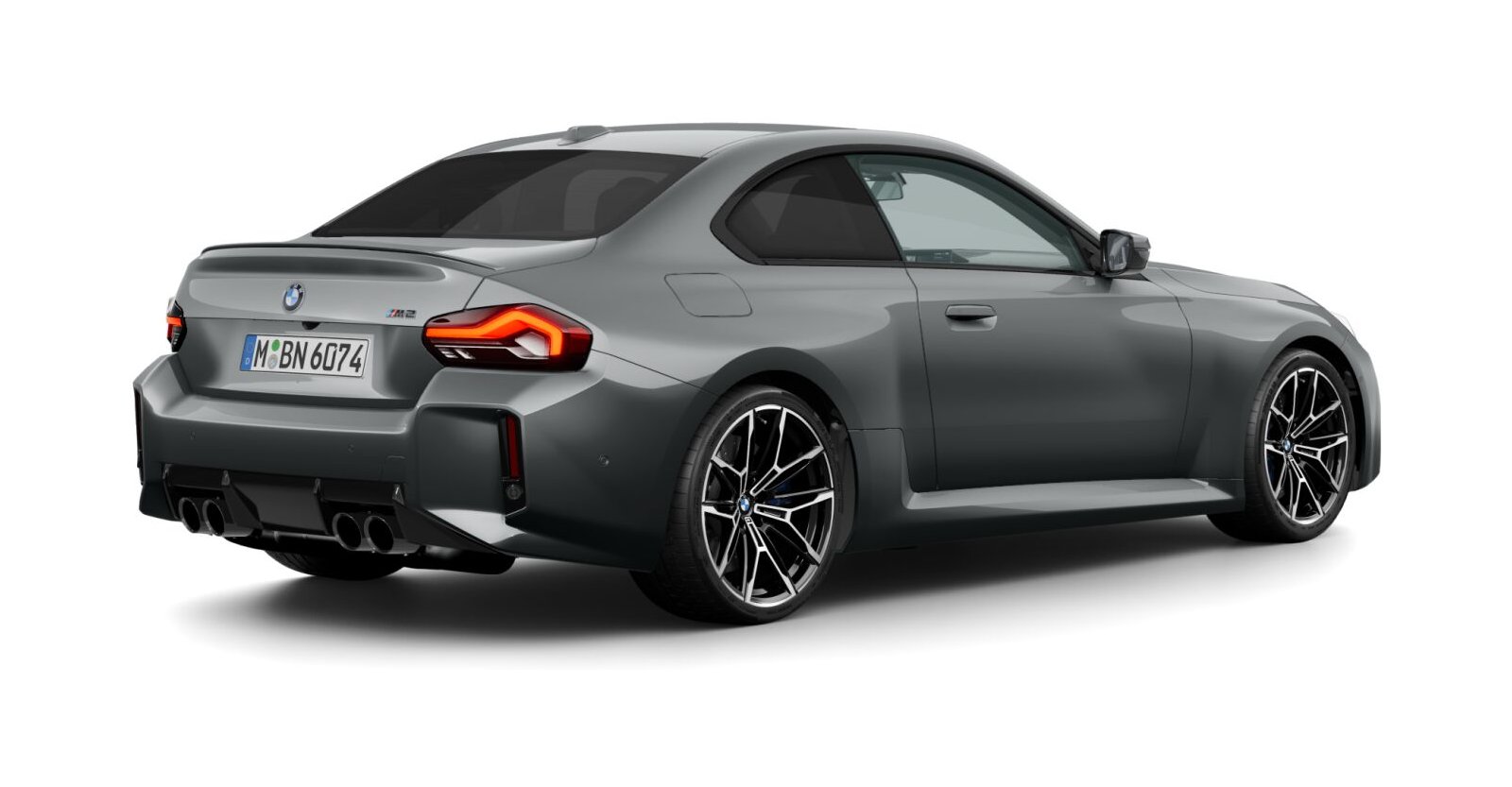 BMW BMW M in Grau von hinten