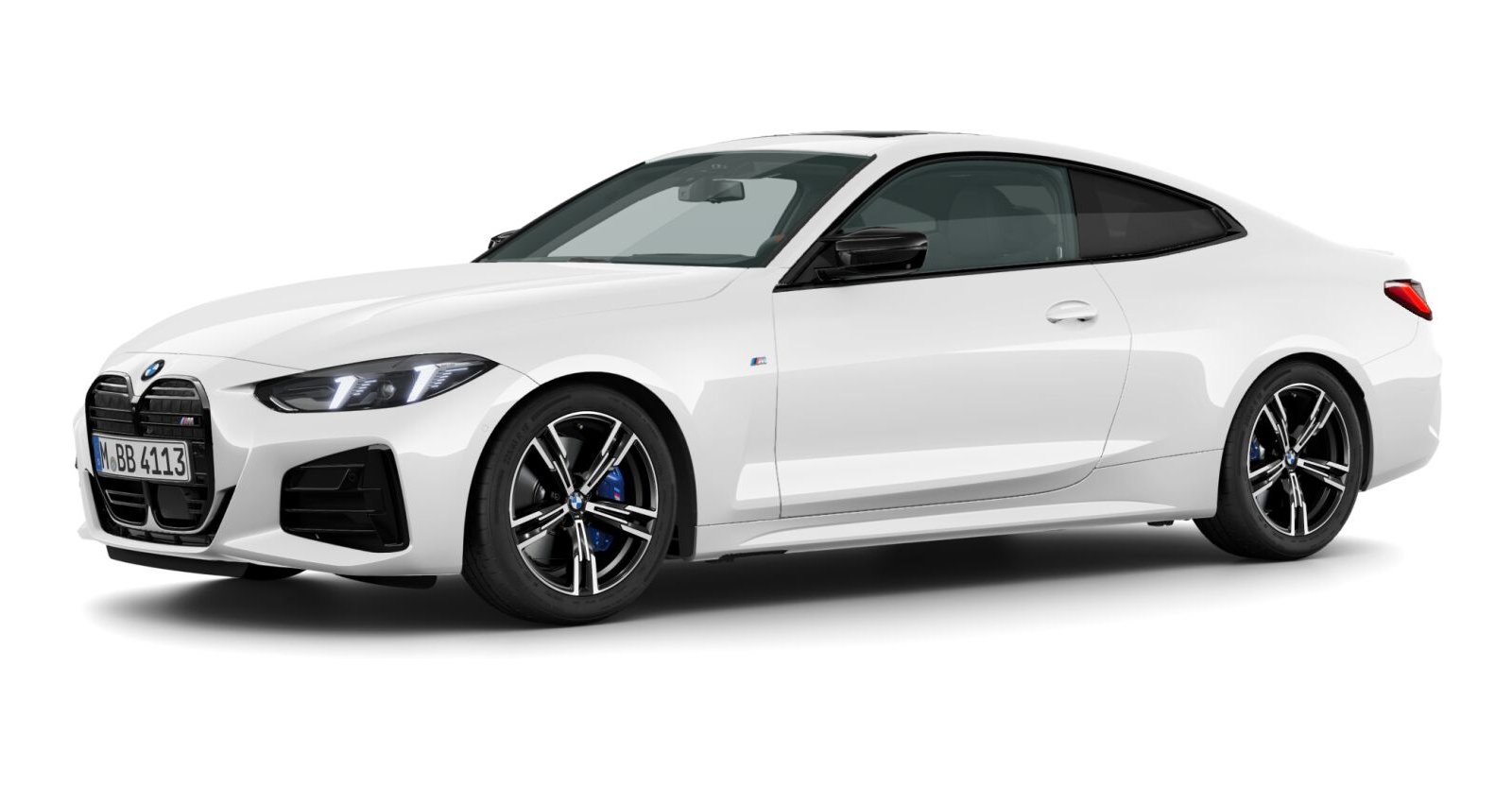BMW BMW 4er in Weiß von vorne BMW BMW 4er in Weiß von vorne