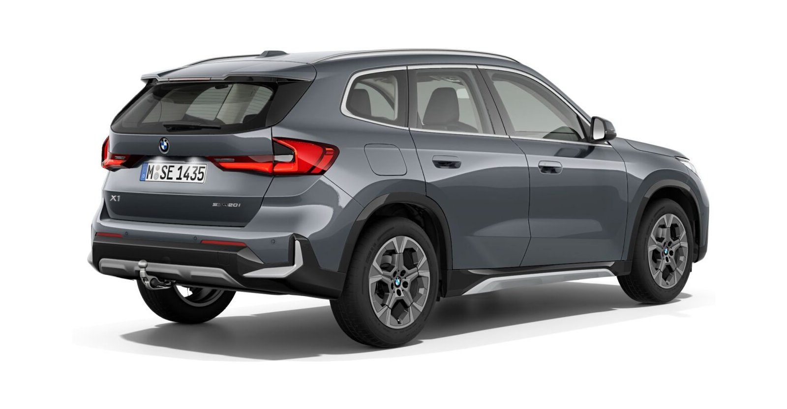 BMW BMW X in Grau von hinten BMW BMW X in Grau von hinten