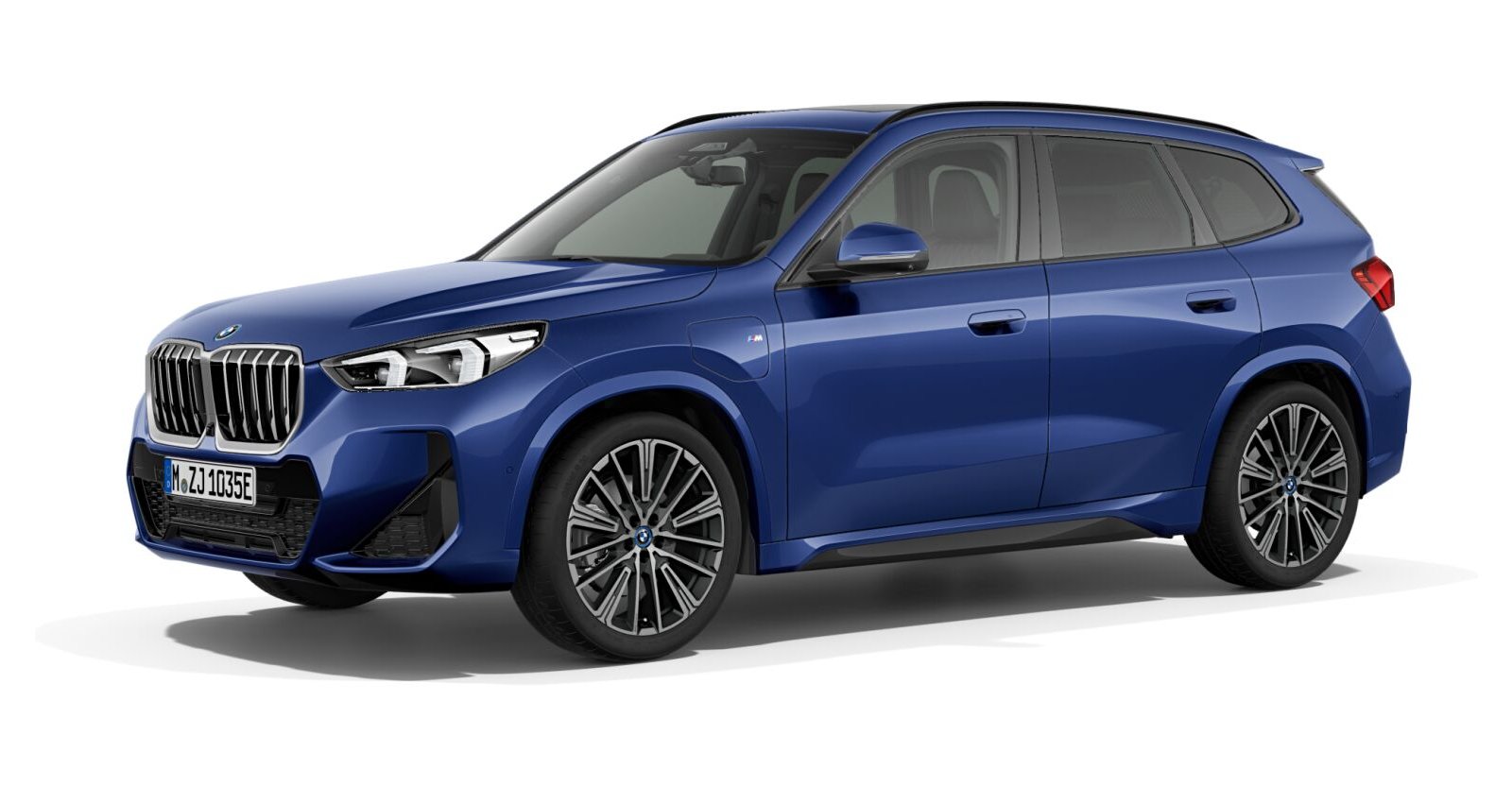 BMW BMW X in Blau von vorne BMW BMW X in Blau von vorne