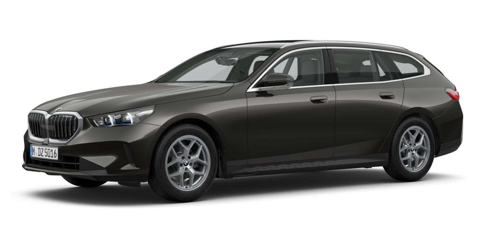 BMW 520d xDrive Touring in Grau von vorne BMW 520d xDrive Touring in Grau von vorne