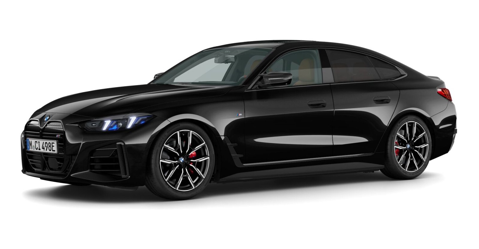 BMW BMW I in Schwarz von vorne