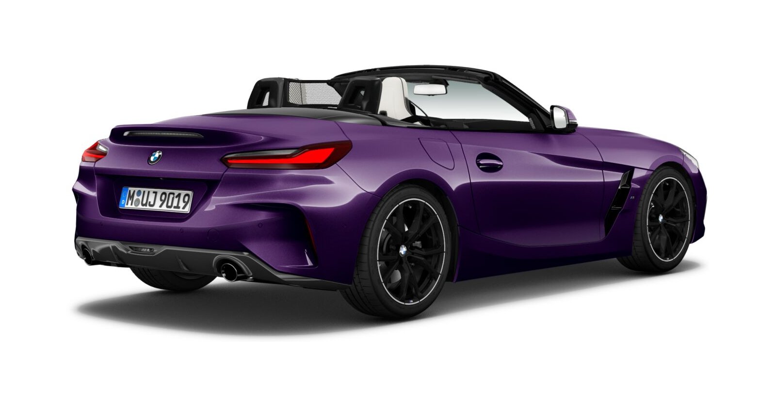 BMW BMW Z in Blau von hinten