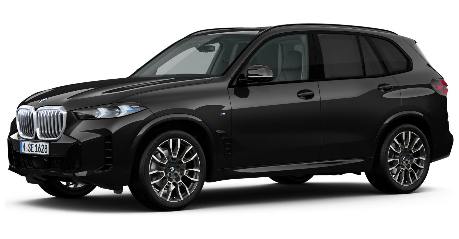 BMW X5 xDrive30d in Schwarz von vorne BMW X5 xDrive30d in Schwarz von vorne