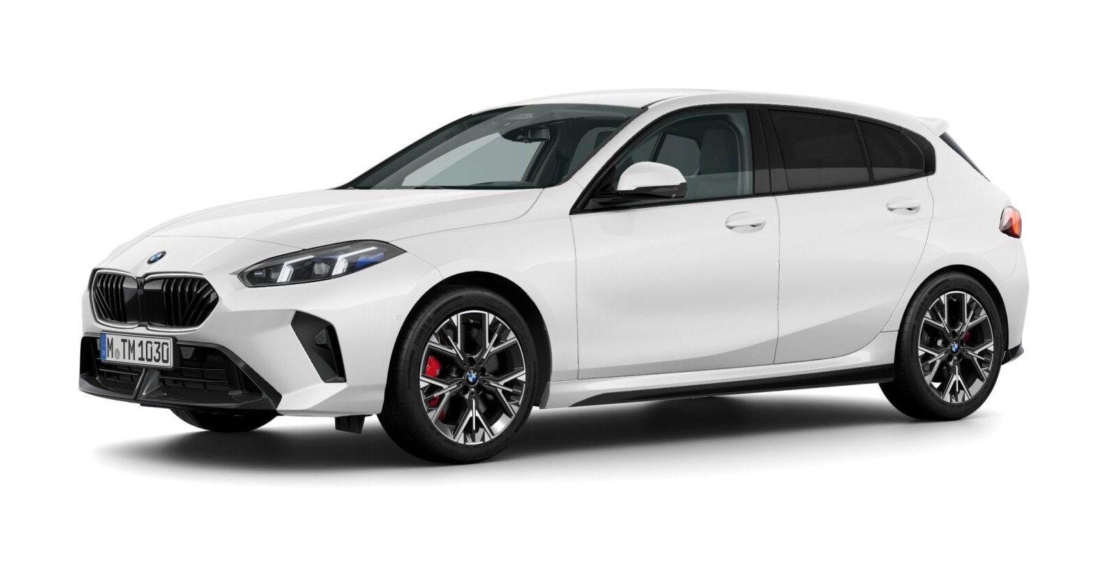 BMW BMW 1er in Weiß von vorne