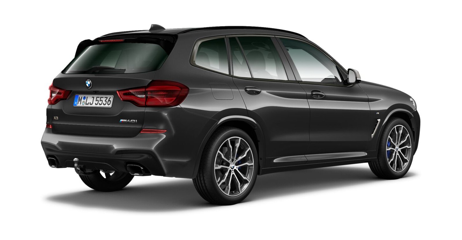 BMW BMW X in Grau von hinten BMW BMW X in Grau von hinten