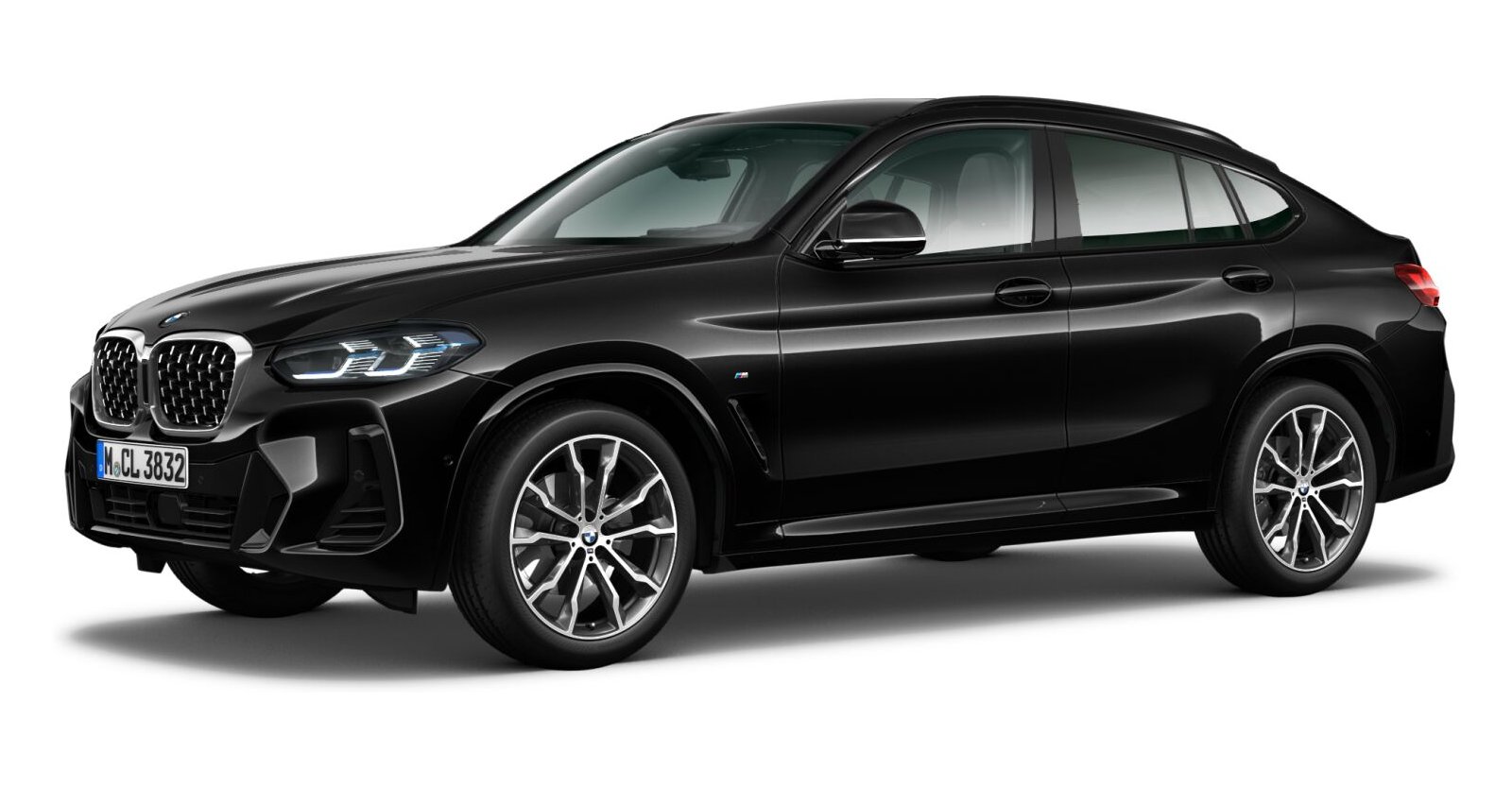 BMW BMW X in Schwarz von vorne