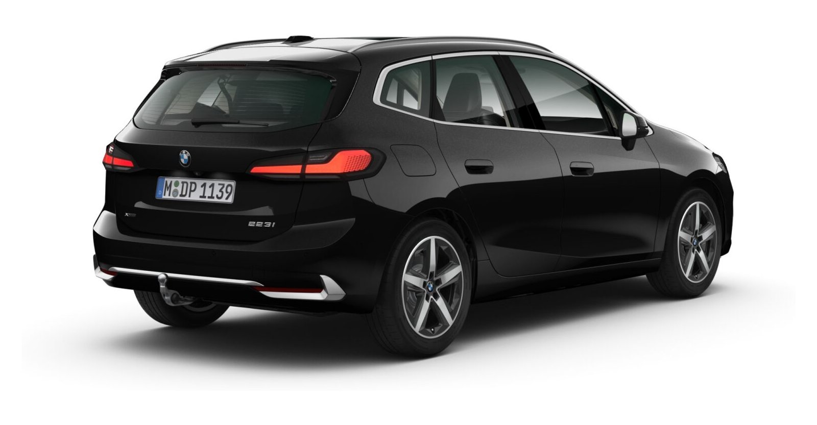BMW BMW 2er in Schwarz von hinten BMW BMW 2er in Schwarz von hinten