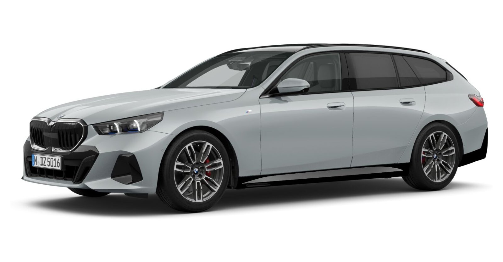 BMW BMW 5er in Grau von vorne