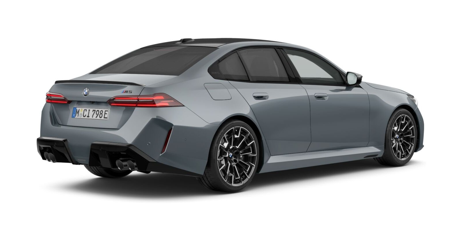 BMW BMW M in Grau von hinten BMW BMW M in Grau von hinten