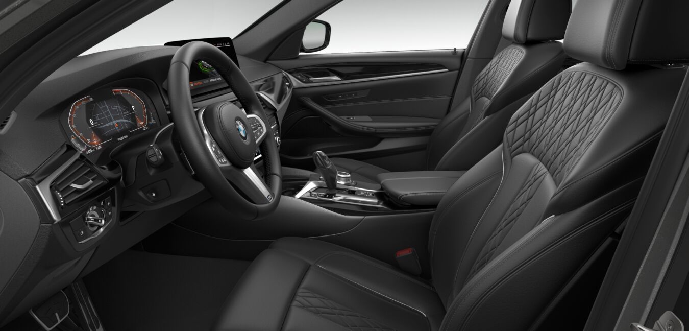 BMW BMW 5er im Innenraum seitlich