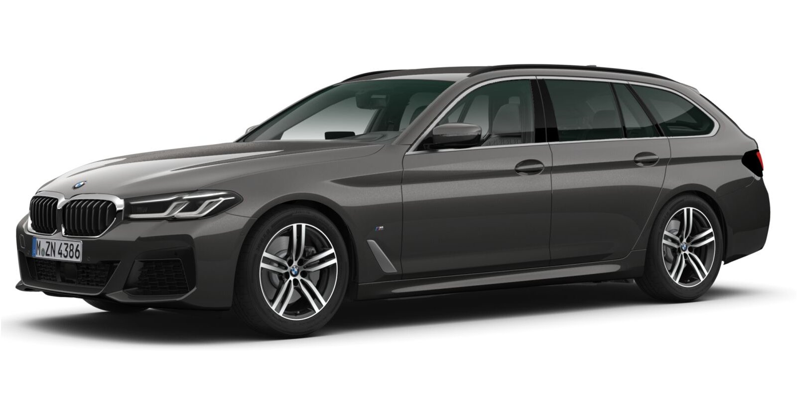 BMW BMW 5er in Grau von vorne