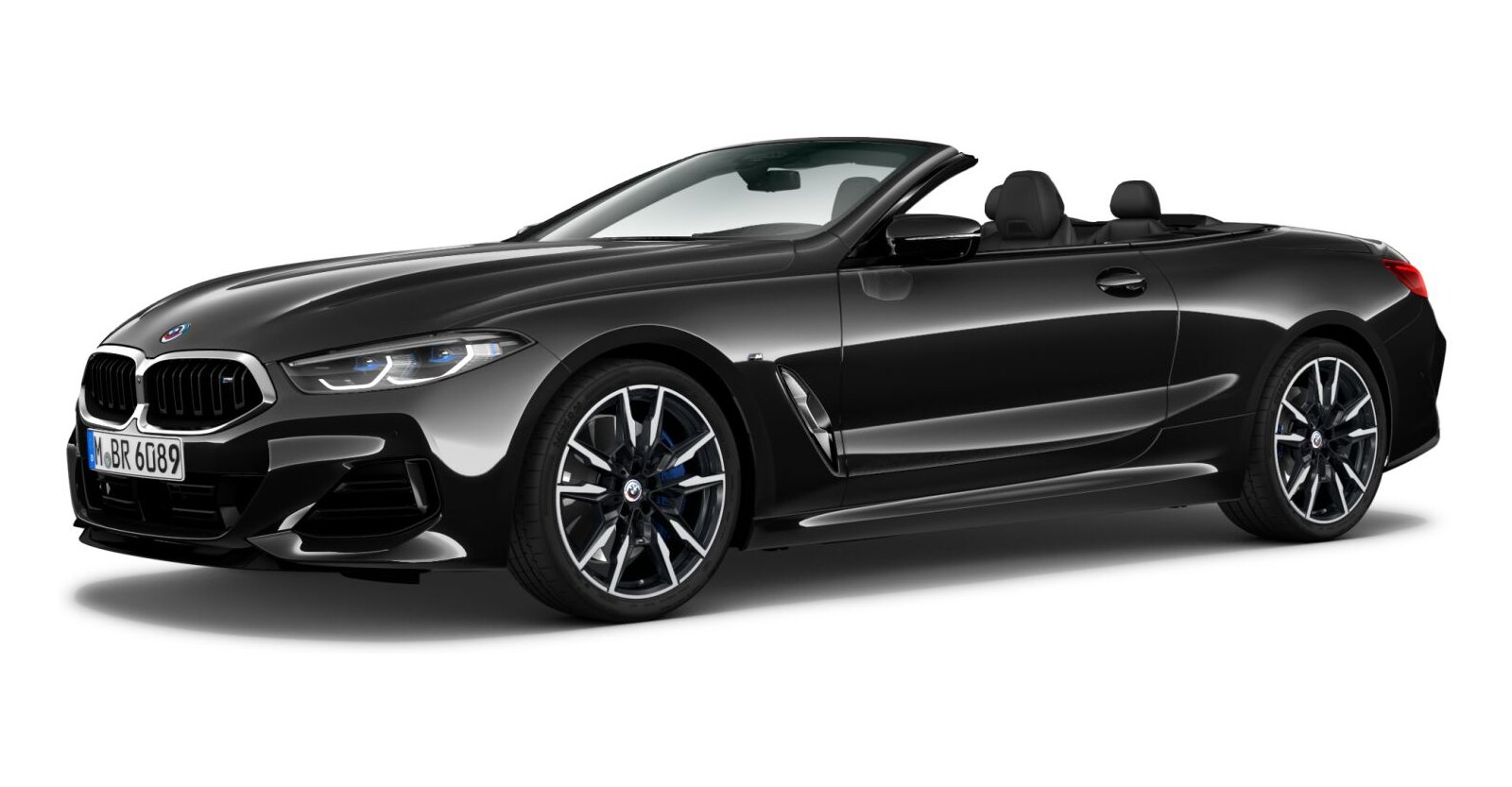 BMW BMW 8er in Schwarz von vorne BMW BMW 8er in Schwarz von vorne