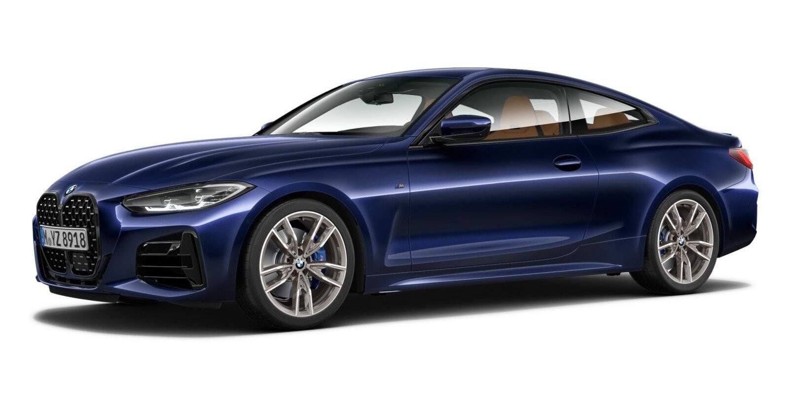 BMW BMW 4er in Blau von vorne BMW BMW 4er in Blau von vorne