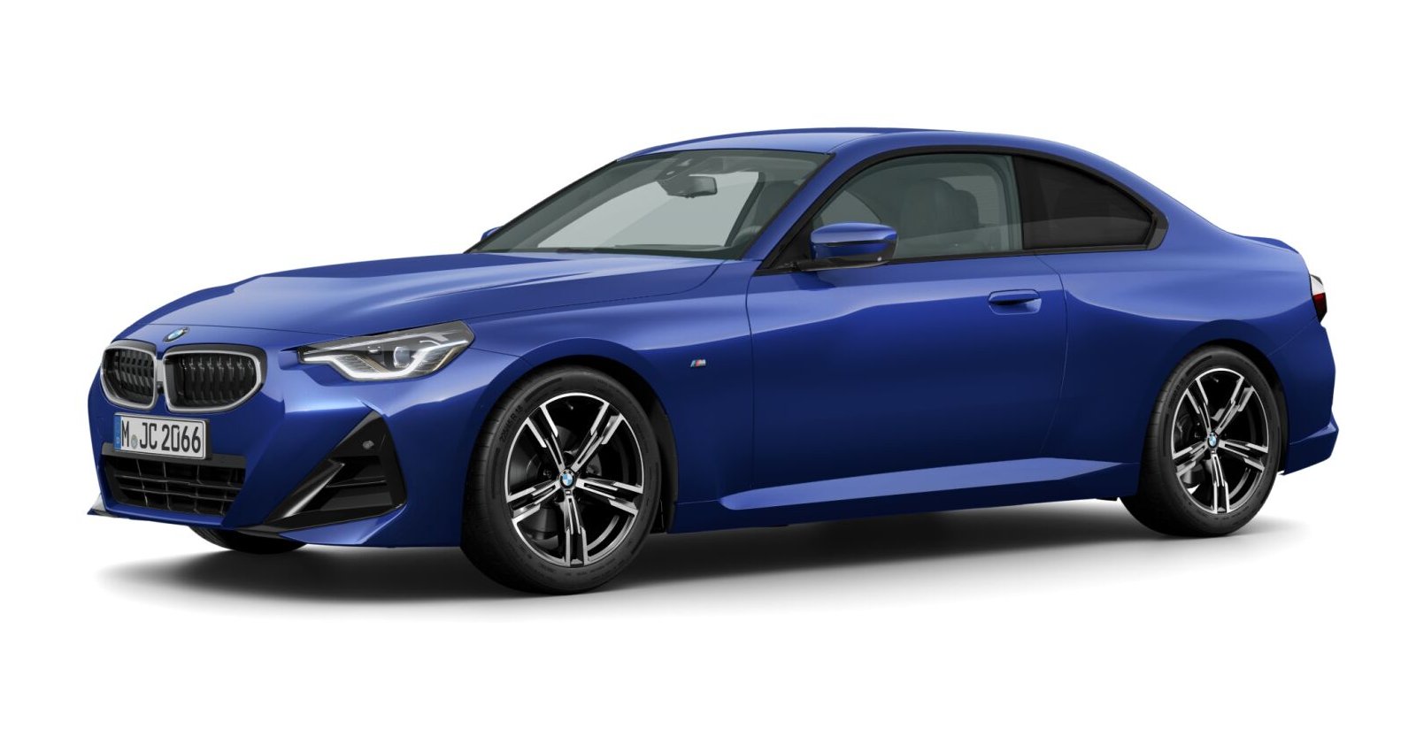 BMW BMW 2er in Blau von vorne BMW BMW 2er in Blau von vorne