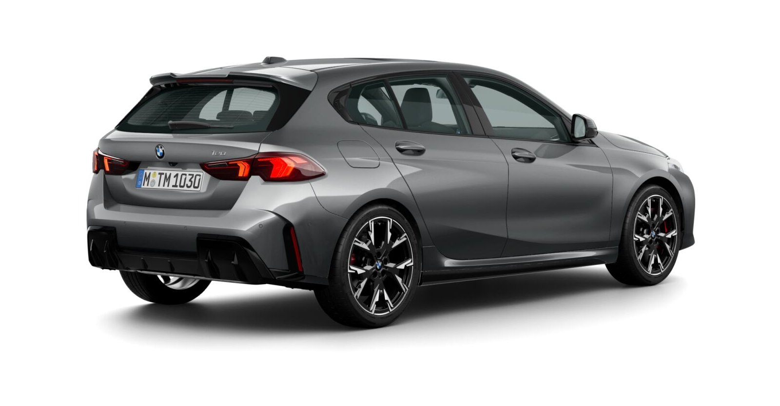 BMW BMW 1er in Grau von hinten