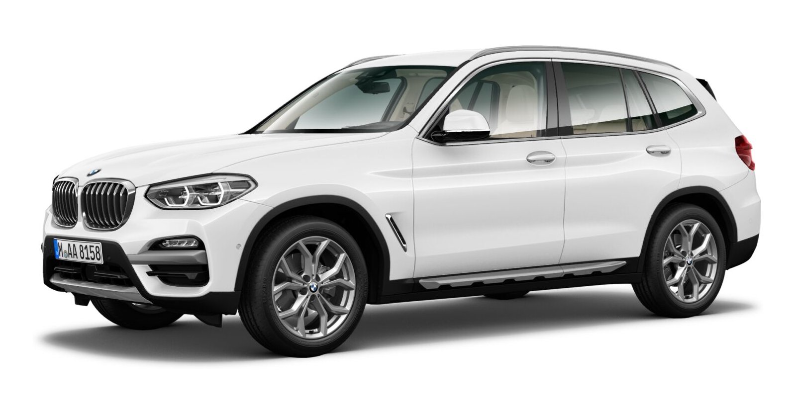 BMW BMW X in Weiß von vorne BMW BMW X in Weiß von vorne