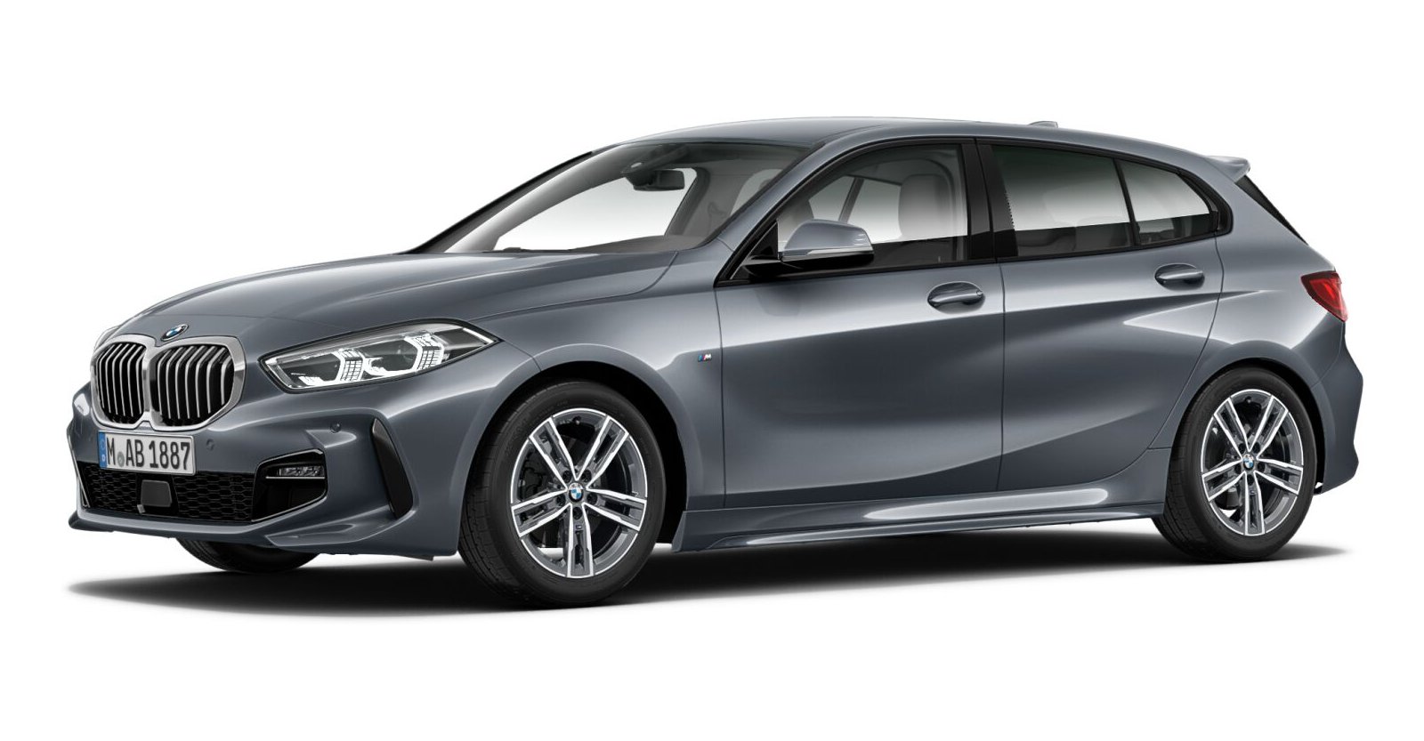 BMW BMW 1er in Grau von vorne BMW BMW 1er in Grau von vorne