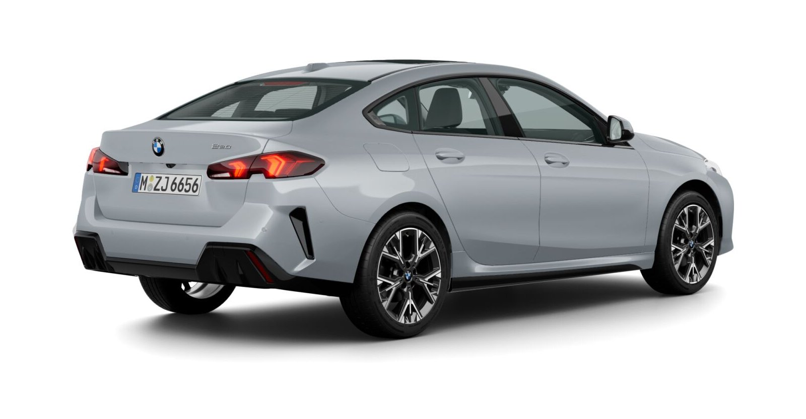 BMW BMW 2er in Grau von hinten BMW BMW 2er in Grau von hinten