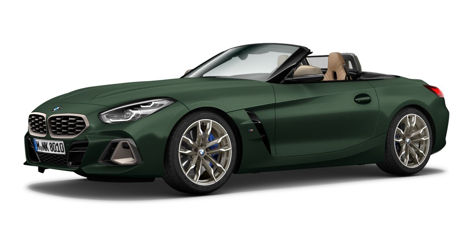 BMW BMW Z in Grün von vorne BMW BMW Z in Grün von vorne