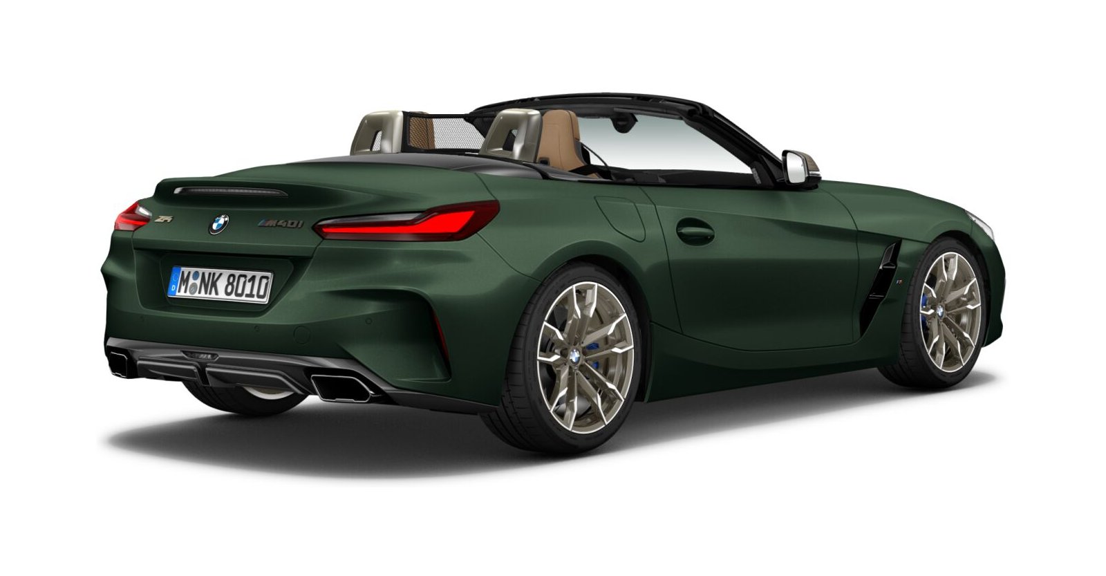 BMW BMW Z in Grün von hinten BMW BMW Z in Grün von hinten