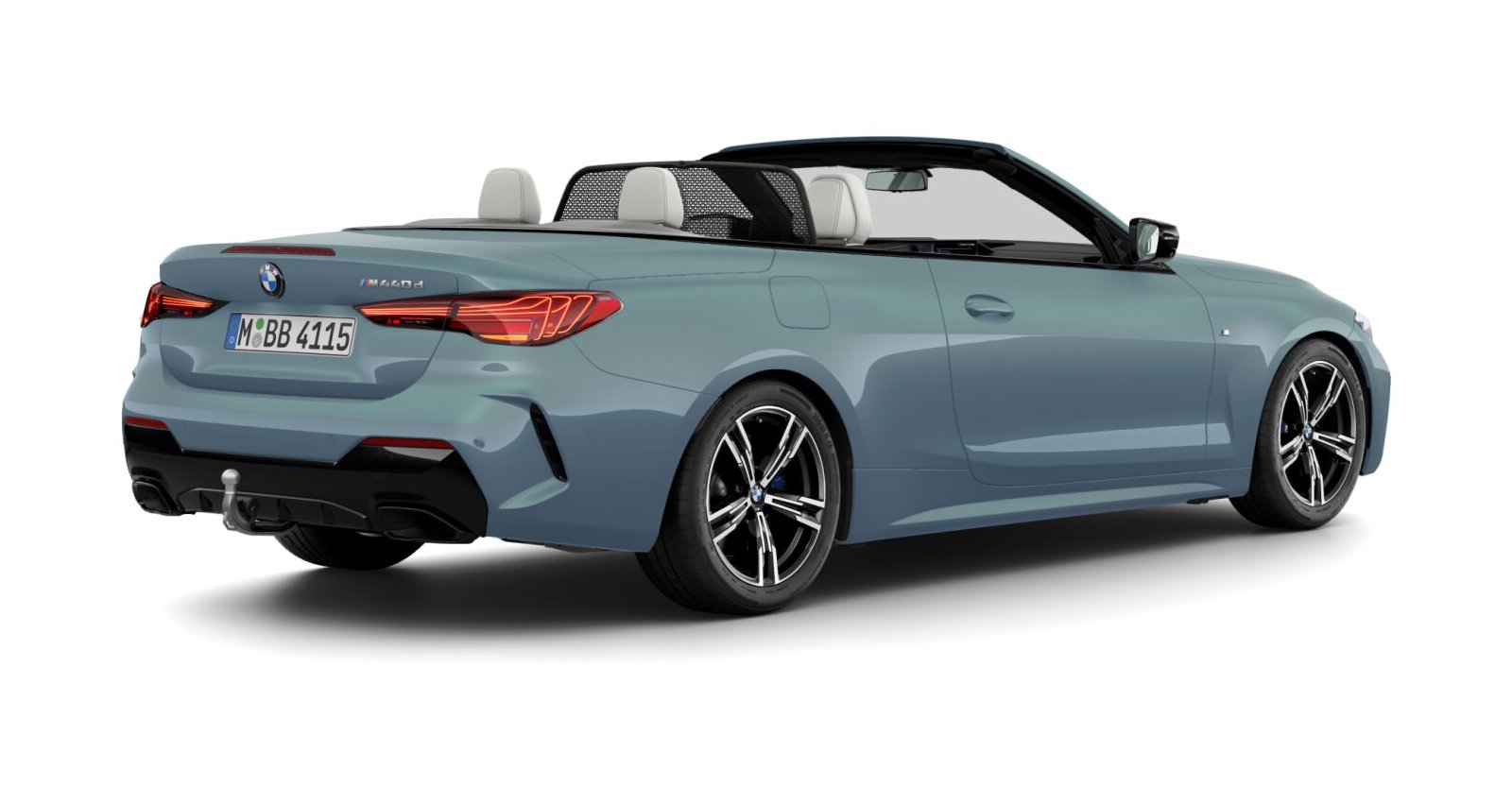 BMW BMW 4er in Grün von hinten