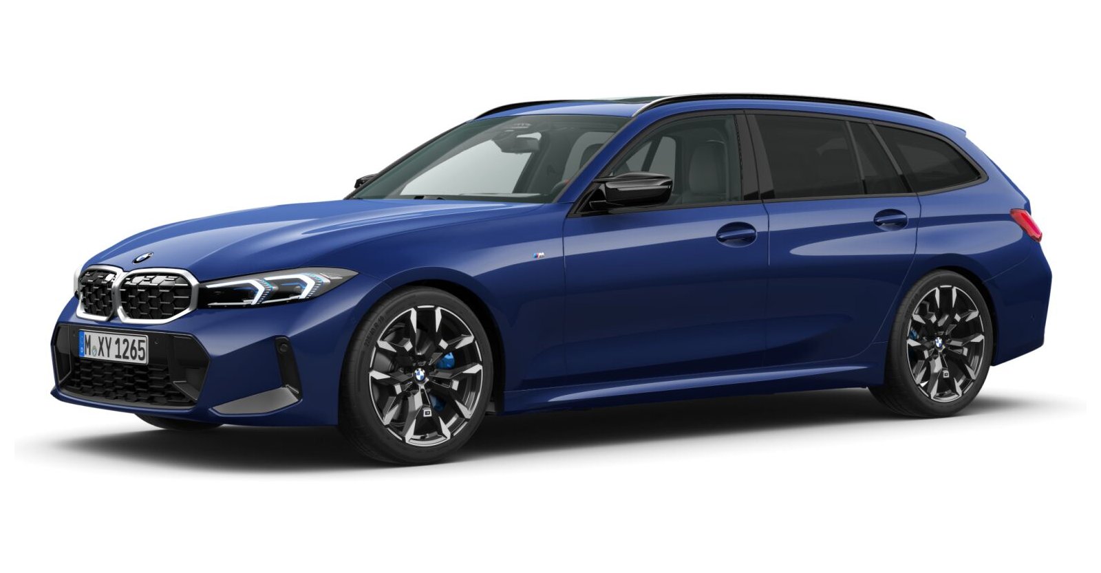BMW BMW 3er in Blau von vorne