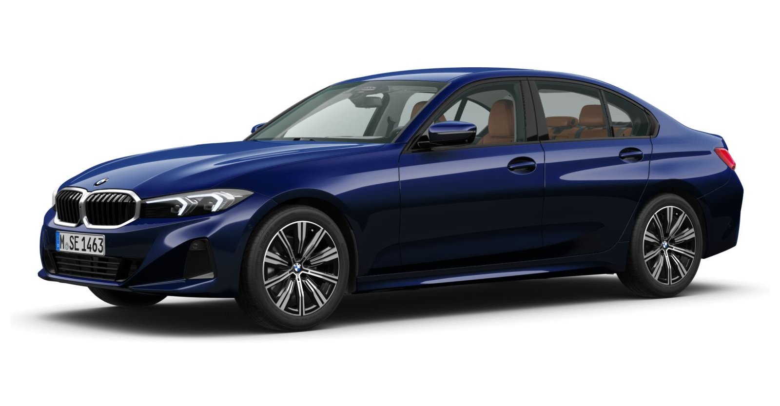 BMW BMW 3er in Blau von vorne
