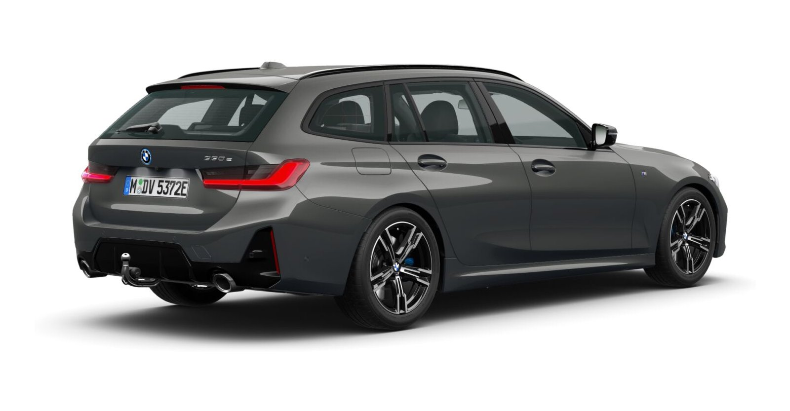 BMW BMW 3er in Grau von hinten