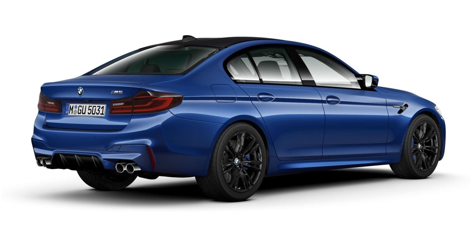 BMW BMW M in Blau von hinten BMW BMW M in Blau von hinten