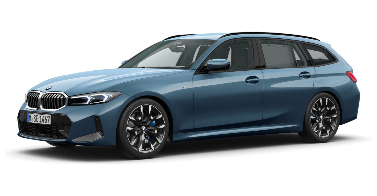 BMW BMW 3er in Blau von vorne