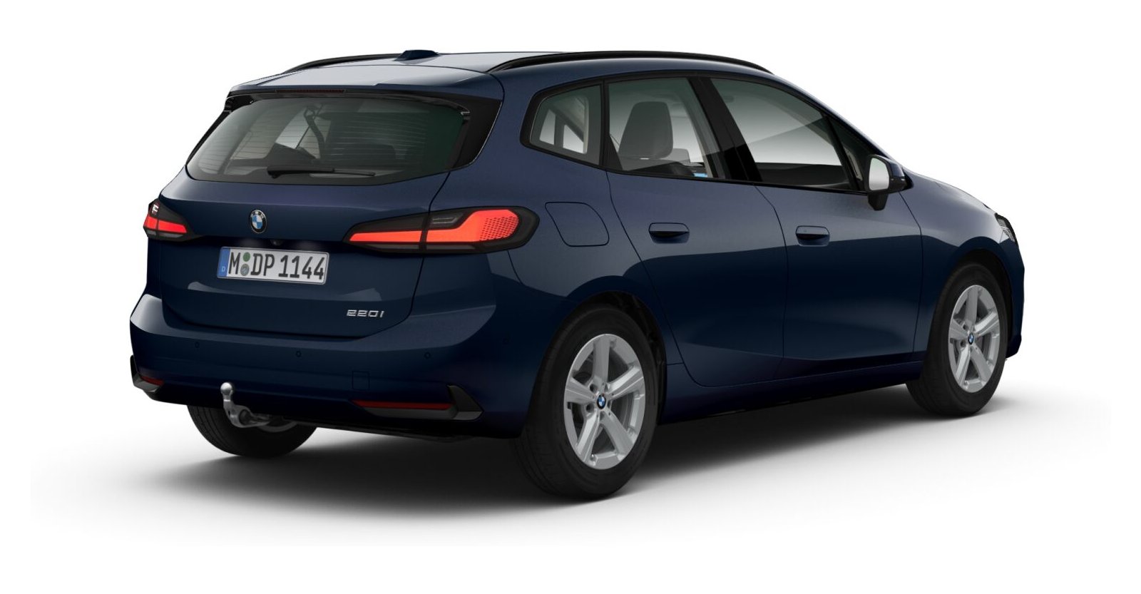 BMW BMW 2er in Blau von hinten